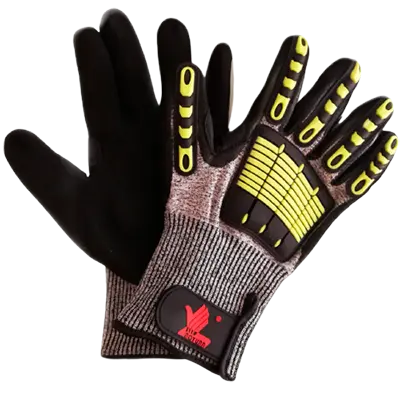 Guante Anti-impacto Anticorte Recubierto Nitrilo Talla 9
