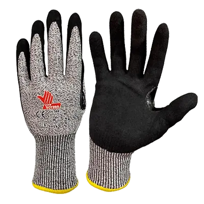 Guante Anticorte Recubierto Nitrilo Espumado Nivel 5 Talla 9