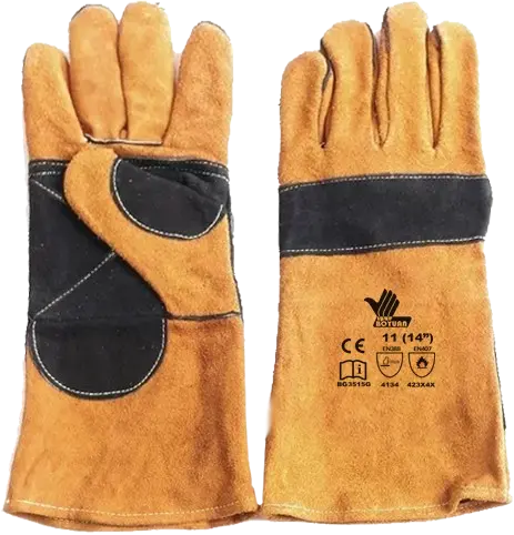 Guante Soldador Amarillo Largo 14 Boyuan