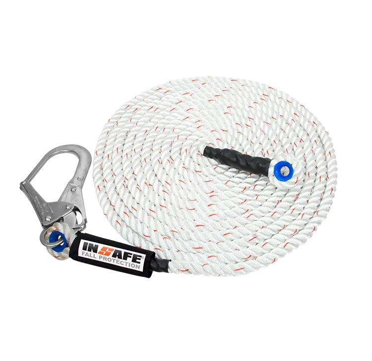 Linea de Vida Vertical en Cuerda de 16mm 20 Mts
